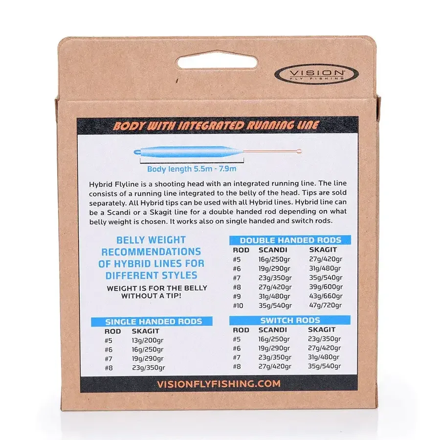 VISION HYBRID FLY LINE FLOAT 47g/720g